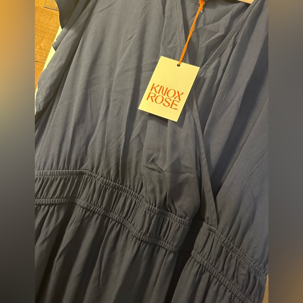 Knox Rose Deep Blue Tiered Maxi, size XXL NWT - Picture 5 of 6